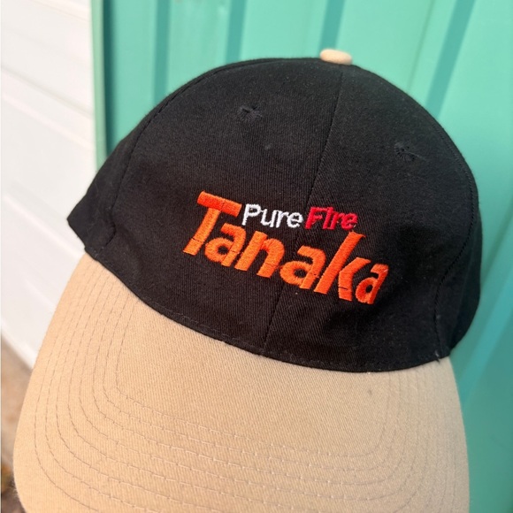 Pure fine tanaka hat baseball cap orange 2 tone brown black - Picture 2 of 6